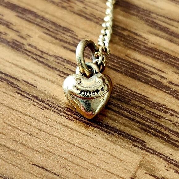 ROYAL COUTURE Vintage G&P III Gold and Crystal Charm Necklace Y2K - Picture 5 of 16